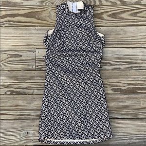 Mini dress- Black and White Patterned